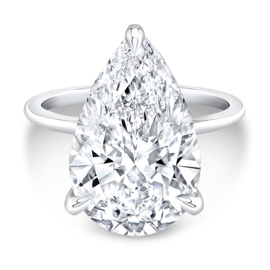 Pear Shape Solitaire Ring